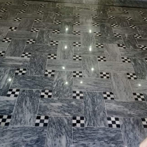 Grey Marble Flooring (Simple & Designed Options) - Image 3